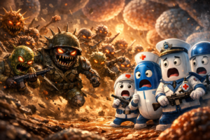 battle inside the human body