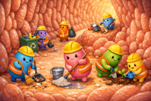 healthy gut cleanup in action